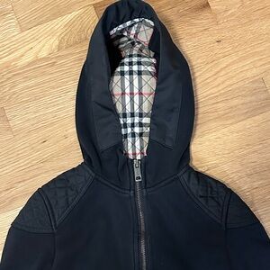 Burberry Kids Zip Up Hoodie